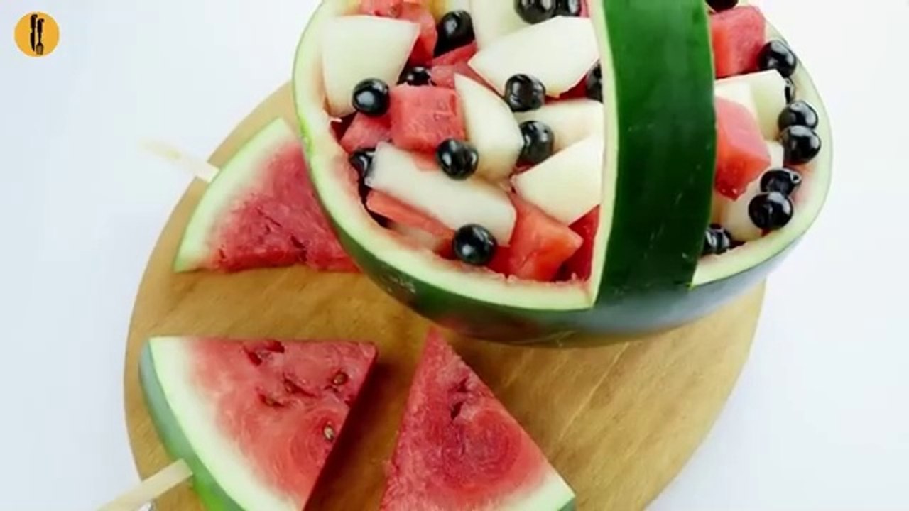 How to make a Watermelon Basket | Food Fusion