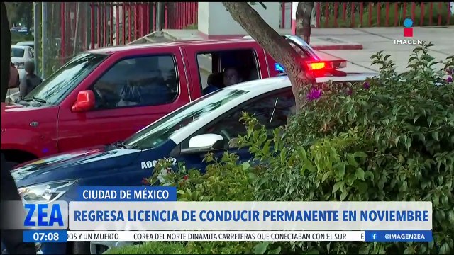 ¡La licencia de conducir permanente regresa a la CDMX!