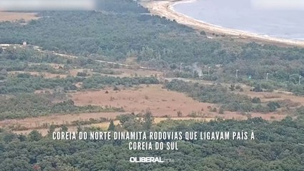 Download Video: Coreia do Norte dinamita rodovias que ligavam país à Coreia do Sul