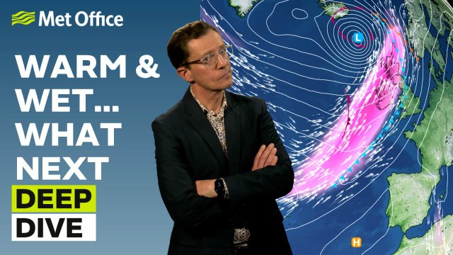 Deep Dive 15/10/2024 – Wet and warm then what?... Things could get lively in the Atlantic – Met Office weekly weather forecast UK