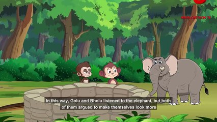 Intelligent Monkey  English Moral Story