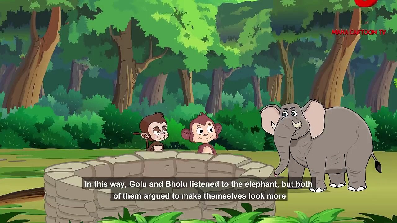 Intelligent Monkey  English Moral Story