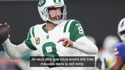 Jets - Rodgers sur la défaite contre les Bills : "C'était un cadeau"