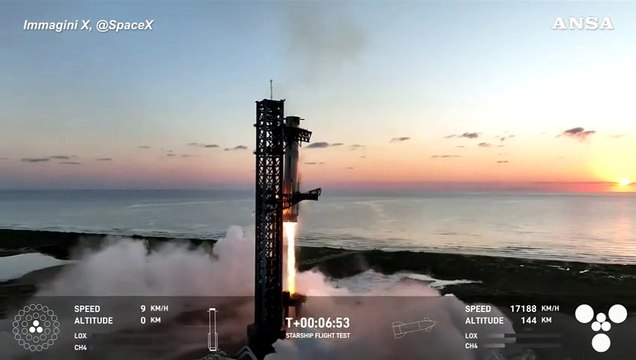 Successo del quinto test in volo per la Starship di SpaceX