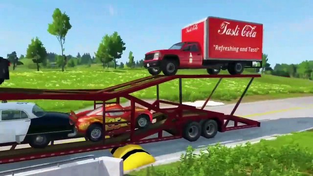 Double Flatbed Trailer Truck vs Speedbumps Train vs Cars | Tractor vs Train Beamng.Drive 015 zonetak #beamngdrive #beamngdrivemods #doublespeedbumps #beamng #traincrash #beamngcrashes #carrescue #doubleflatbedtrailer #simulationvideogame #trickshots #zone