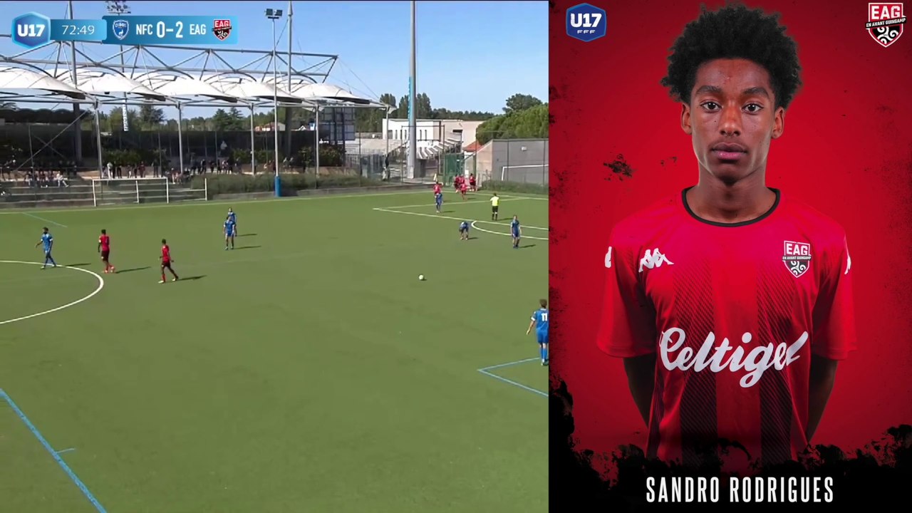 RODRIGUES vs Niort . J4 U17 Nat.