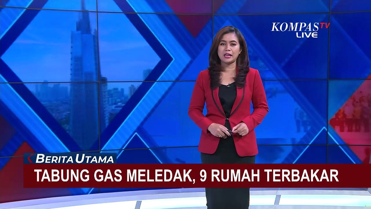 Tabung Gas Meledak di Samarinda, 9 Rumah Terbakar