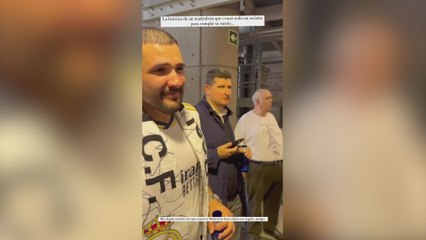 La viral reacción de un madridista que cruzó el Atlántico para ir por primera vez al Bernabéu
