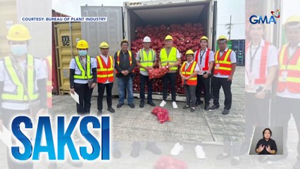 P3.5M halaga ng sibuyas na galing umano sa China, hinarang sa pantalan dahil walang permit | Saksi