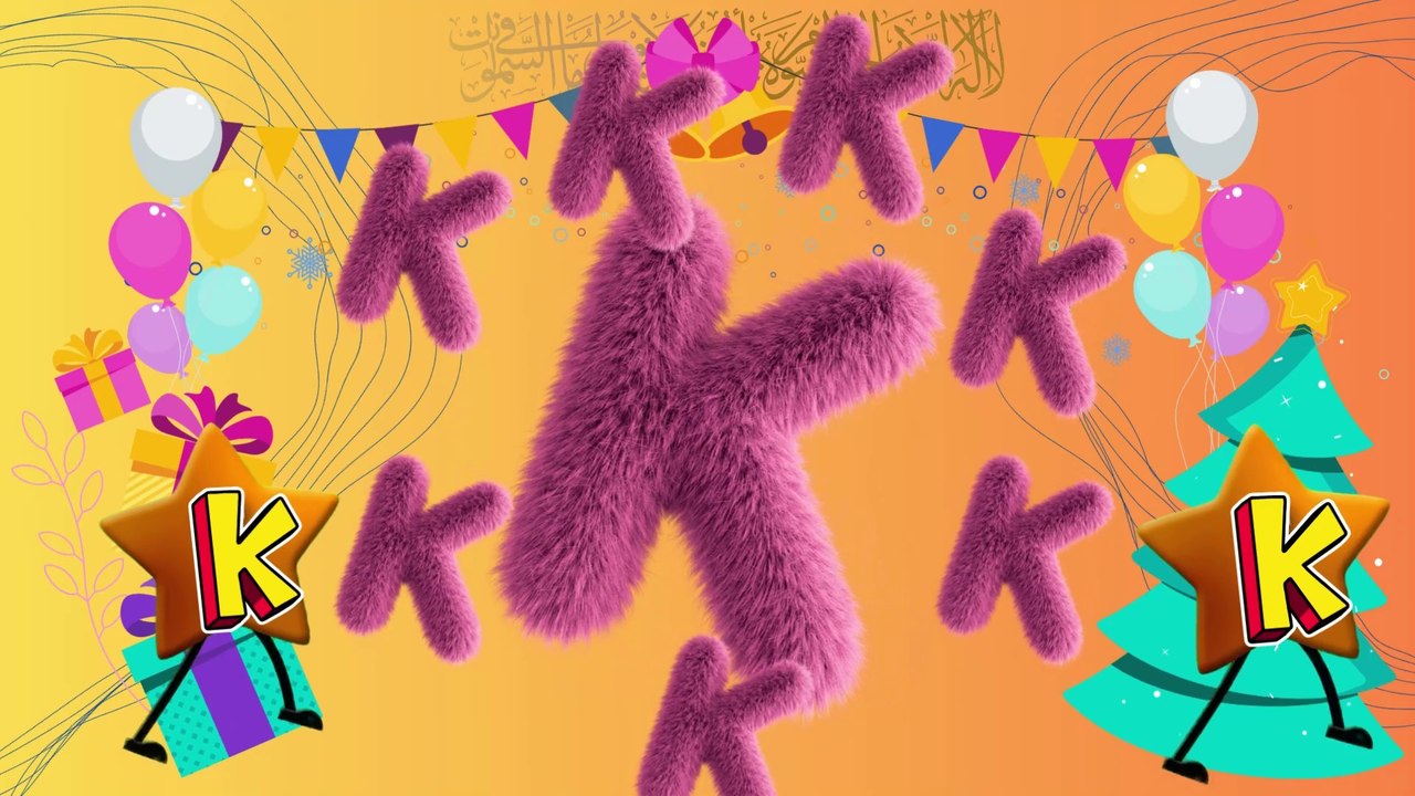 LEARN ABCs/ LEARN LETTERS/ LEARN ALPHABET K, ITS PHONICS & VOCABULARY WORDS