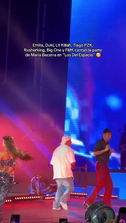 Los del Espacio no asistieron al River de María Becerra, pero si tuvieron tiempo para apoyar a Emilia Mernes