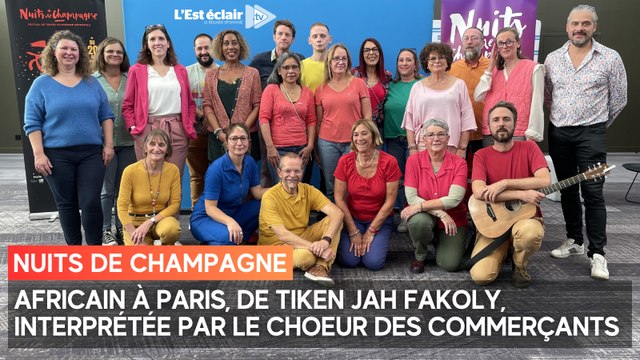 Africain à Paris, de Tiken Jah Fakoly, par le chœur des commerçants de Troyes