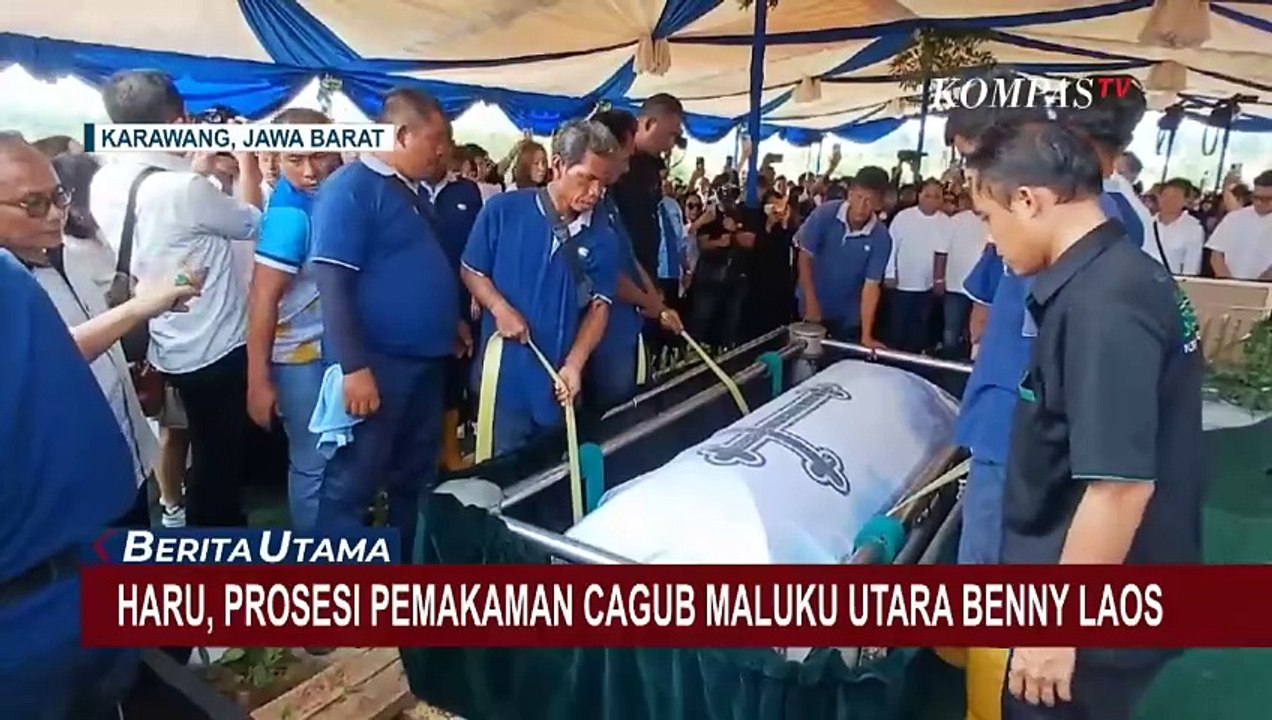 Tangis Haru Warnai Prosesi Pemakaman Cagub Maluku Utara Benny Laos