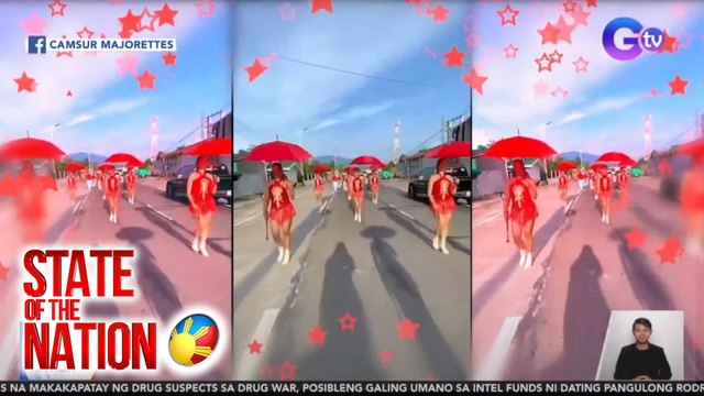 State of the Nation: (Part 3) Mga majorette sa Camsur agaw atensyon sa bitbit nilang payong