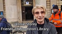 Save Woodston Library petition handed to council