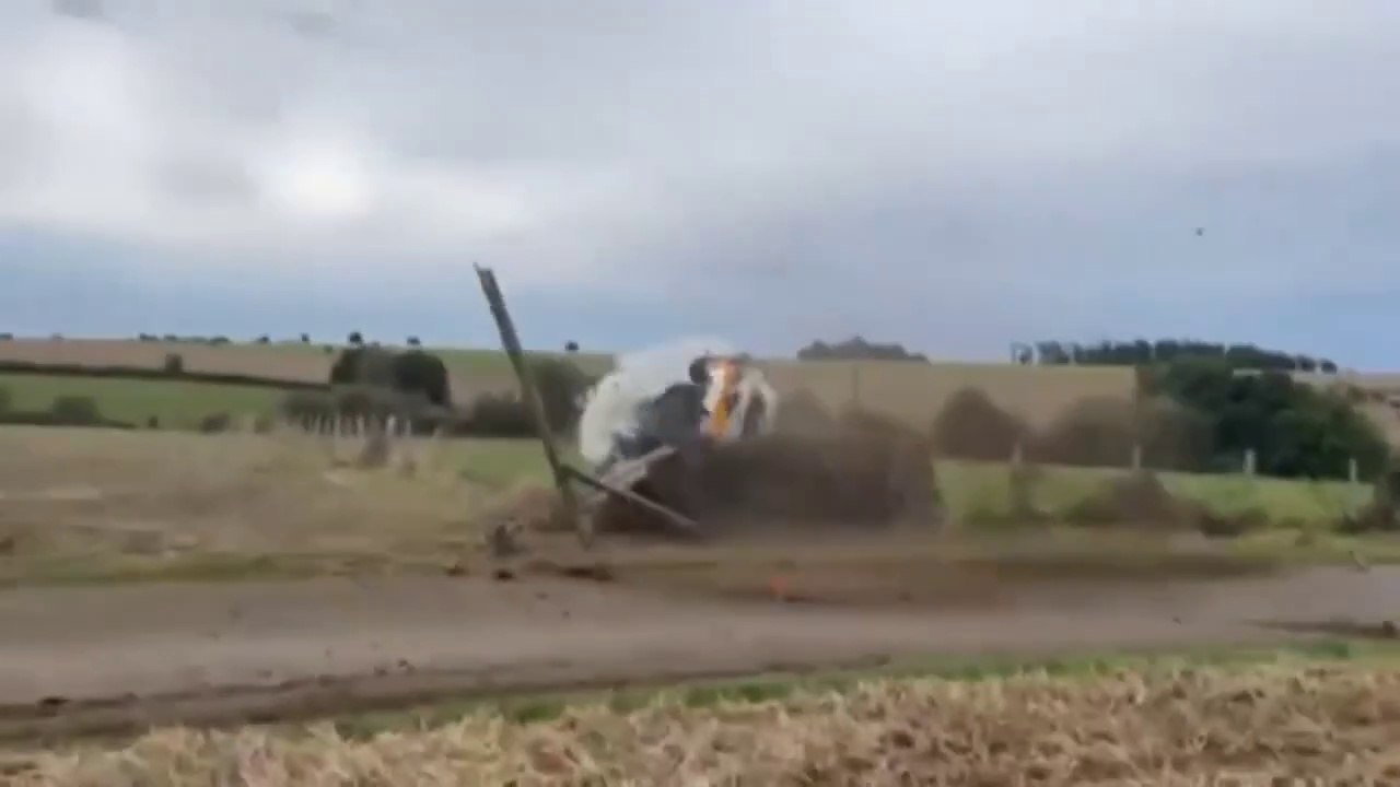 Rallye Coeur France 2024 Cosson Big Crash Rolls