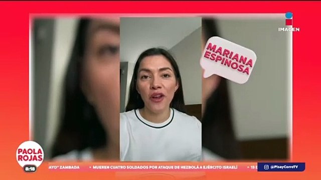 “Te quiero desear mucho éxito en Imagen Televisión”: Mariana Espinosa