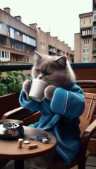 "A Day in the Life of a Cat | Funny Feline Moments with Classic 'Puttin' on the Ritz'"