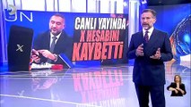 Ümit Karan canlı yayında X hesabını kaybetti