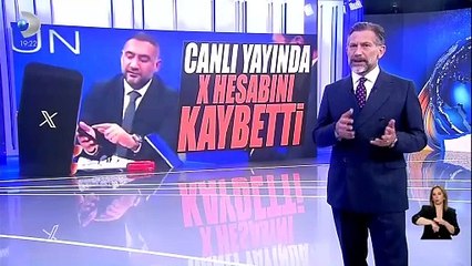 Ümit Karan canlı yayında X hesabını kaybetti