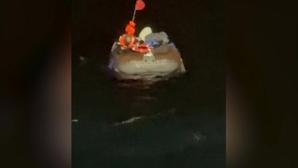 Watch moment ‘whale watcher’ found after 67 days adrift at sea as brother and nephew tragically die