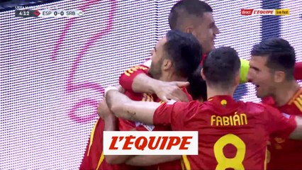 But Crucial d'Aymeric Laporte pour l'Espagne contre la Serbie ⚽