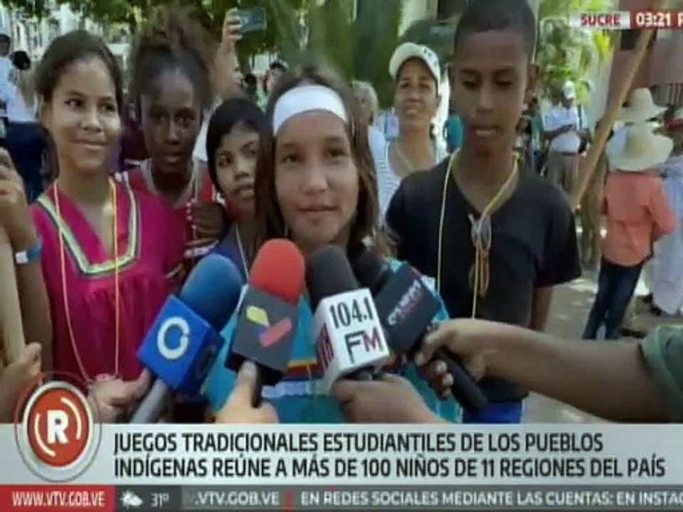 Inauguran los III Juegos Tradicionales Autóctonos Estudiantes de los Pueblos Indígenas en Sucre