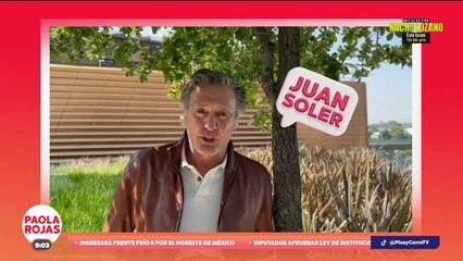 Juan Soler le dedica un mensaje a Paola Rojas por su nueva etapa en De Pisa y Corre