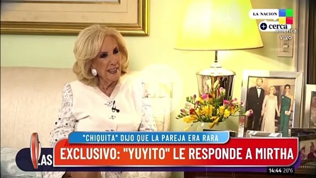 Yuyito González fue durísima con Mirtha Legrand tras las críticas a su noviazgo con Javier Milei