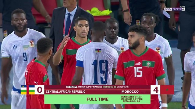 Central African Republic 0-4 Morocco - Highlights