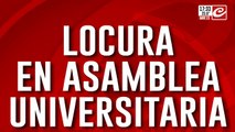Locura en asamblea universitaria: hablan los estudiantes agredidos