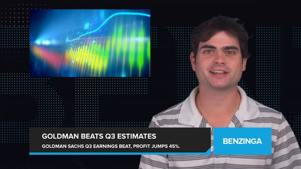 Goldman Sachs Q3 Earnings Beat Estimates, Profit Jumps 45%