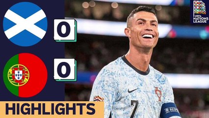 Portugal vs Scotland (0-0) Highlights Uefa Nations League 2024
