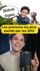 Les prénoms les plus portés par les 2012 #prenom