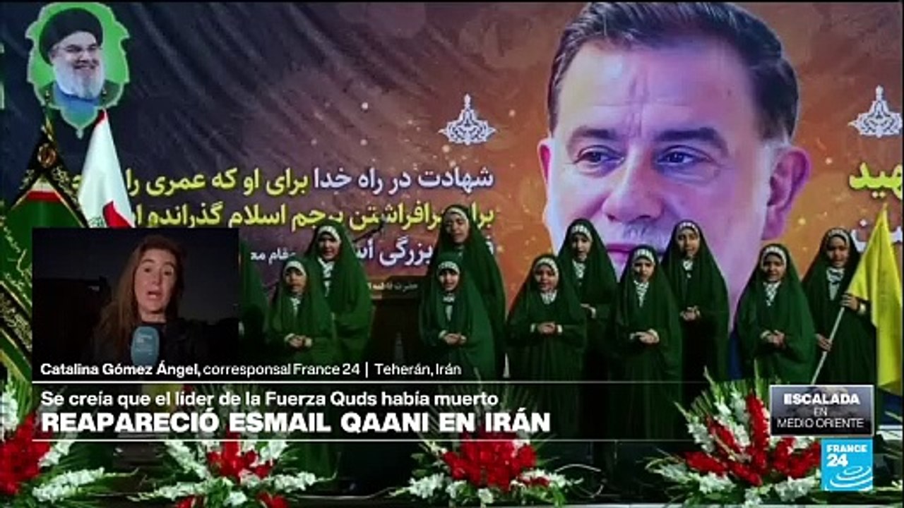 Informe desde Teherán: reaparece en público jefe de la Fuerza Quds de Irán, Esmail Qaani