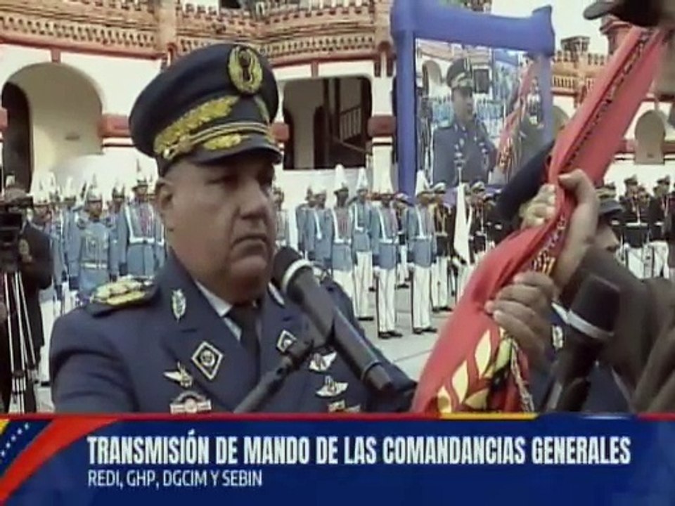 M/G Royman Hernández Briceño recibe el estandarte de la REDI Los Llanos
