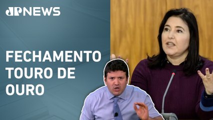 Ibovespa fecha estável antes de Tebet; dólar sobe | FECHAMENTO TOURO DE OURO