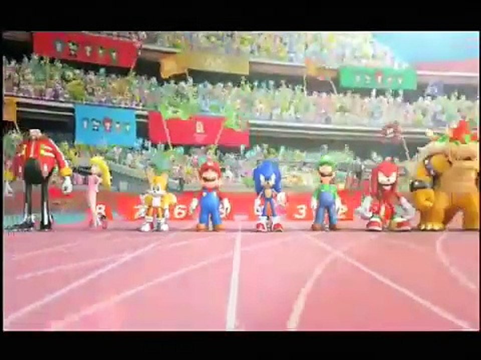 Nintendo Wii: Mario and Sonic at the Olympic Games "Whose team are you on?" Commercial! (2007)