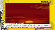 ¿Qué dice la canción del 'Rey León'?