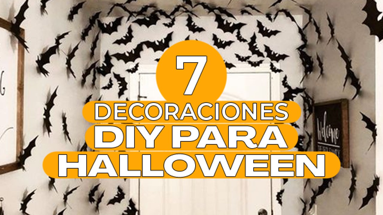 DIY: 7 decoraciones de Halloween fáciles y terr...