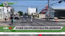Ataque con explosivo deja dos lesionados graves en Celaya, Guanajuato