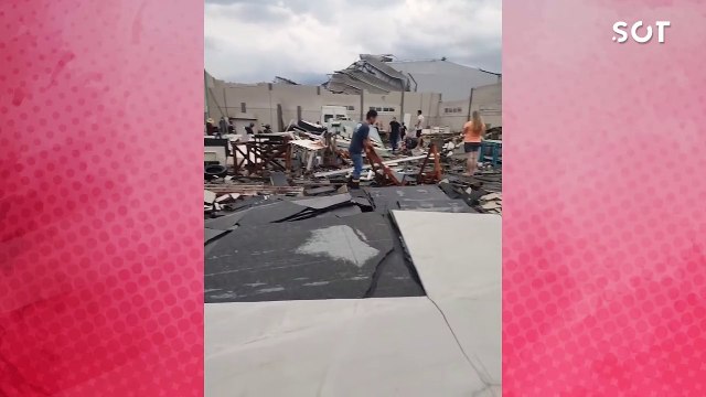 Temporal causa estragos e deixa cidades em estado de alerta na costa oeste do Paraná