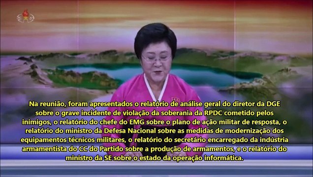 Estimado camarada Kim Jong Un convoca reunião consultiva sobre ramos de defesa nacional e segurança