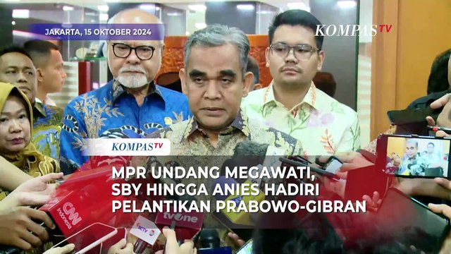 MPR Undang Megawati, SBY hingga Anies-Ganjar untuk Hadiri Pelantikan Prabowo-Gibran