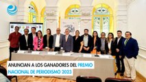 Anuncian a los ganadores del Premio Nacional de Periodismo 2023
