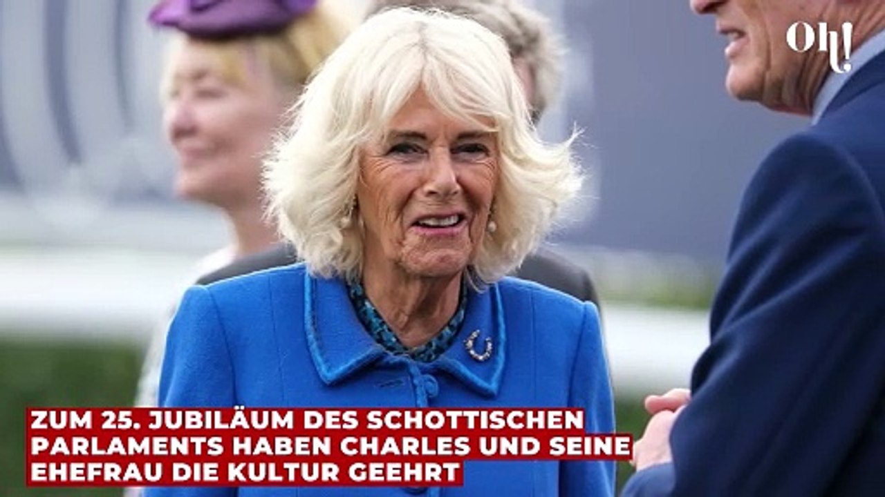 Königin Camillas Brosche im Fokus: Mit ihrem Accessoire ehrt sie Schottlands Kultur