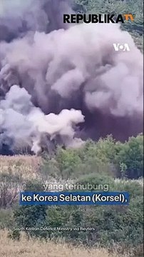 Korut Ledakan Jalur Kereta Api, Korsel Lepaskan Tembakan Peringatan