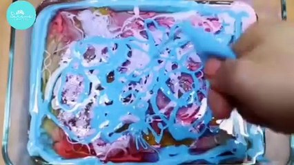 ASMR Mickey Mouse Slime Mixing