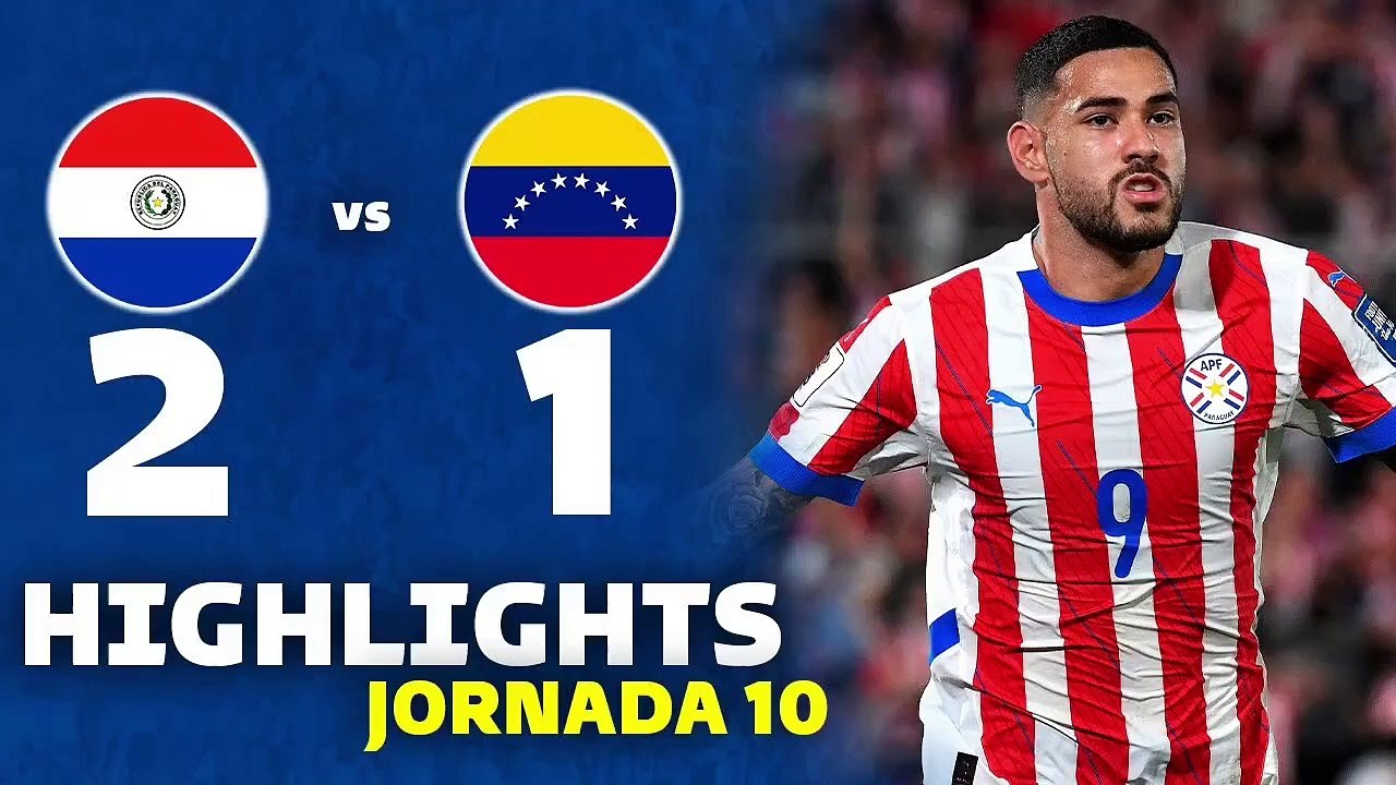 Paraguay vs Venezuela (2-1) Highlights & Goals - World Cup Qualifiers 2024