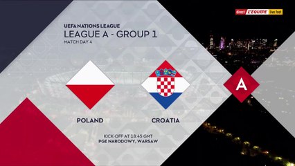 Le replay de Pologne - Croatie - Football - Ligue des Nations